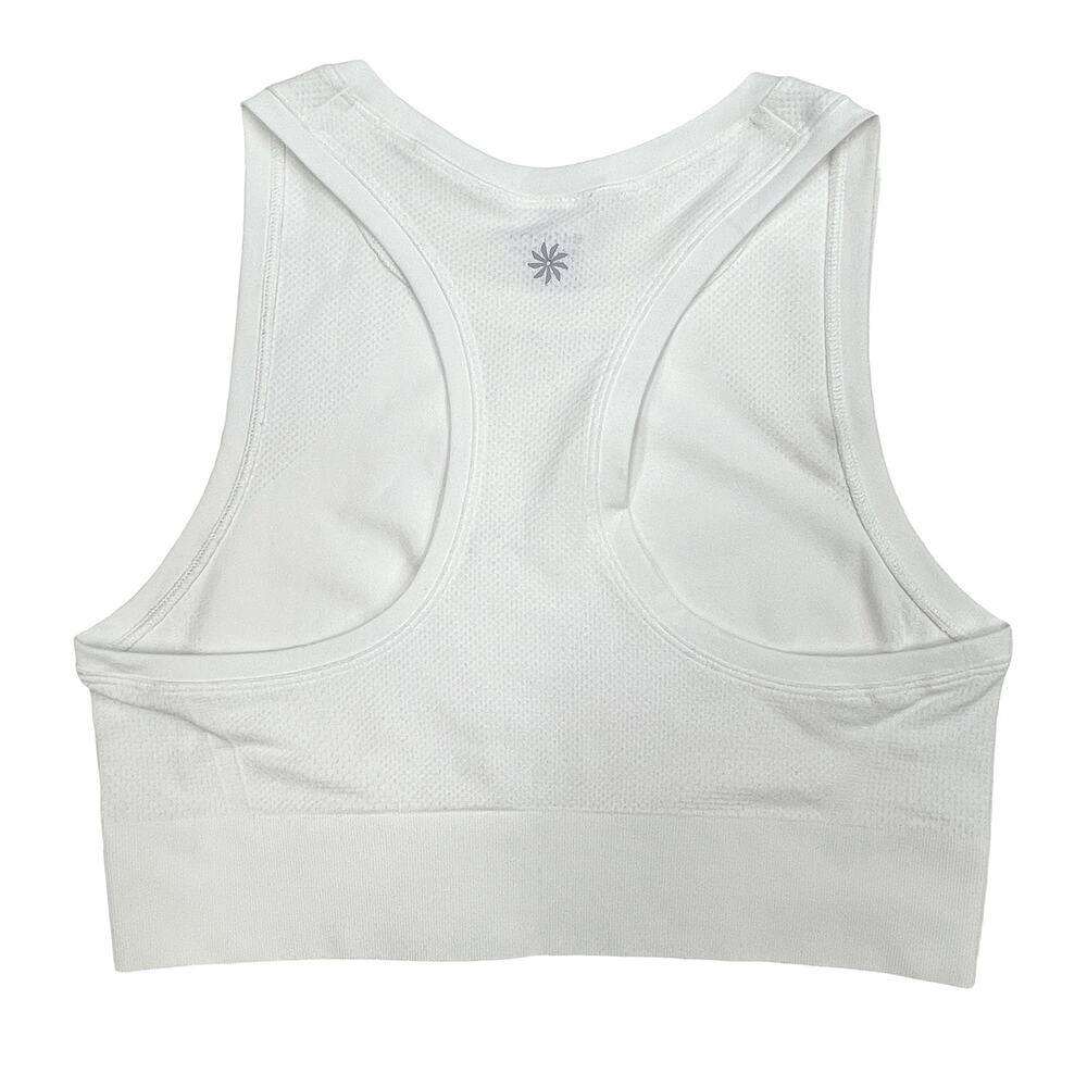 Athleta Momentum Flex Ultra Crop Tank Sz S New $45 White Lightweight Fitted Top - Picture 5 of 10